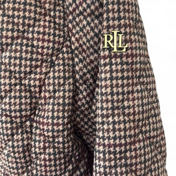 Ralph Lauren Women's Quilted Jacket with Cream Collar XS %100 Wool - Picture 7 of 10